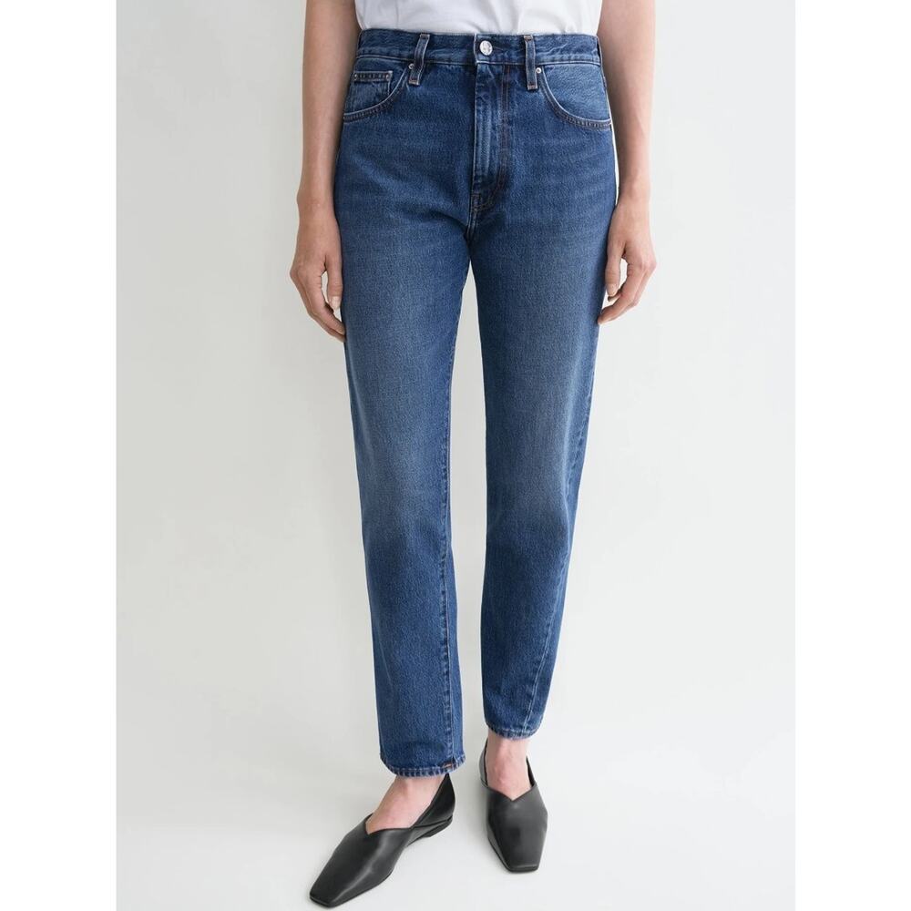 TOTEME Original Twisted Seam High Rise Stretch Denim Jeans NET-A-PORTER 26 $400